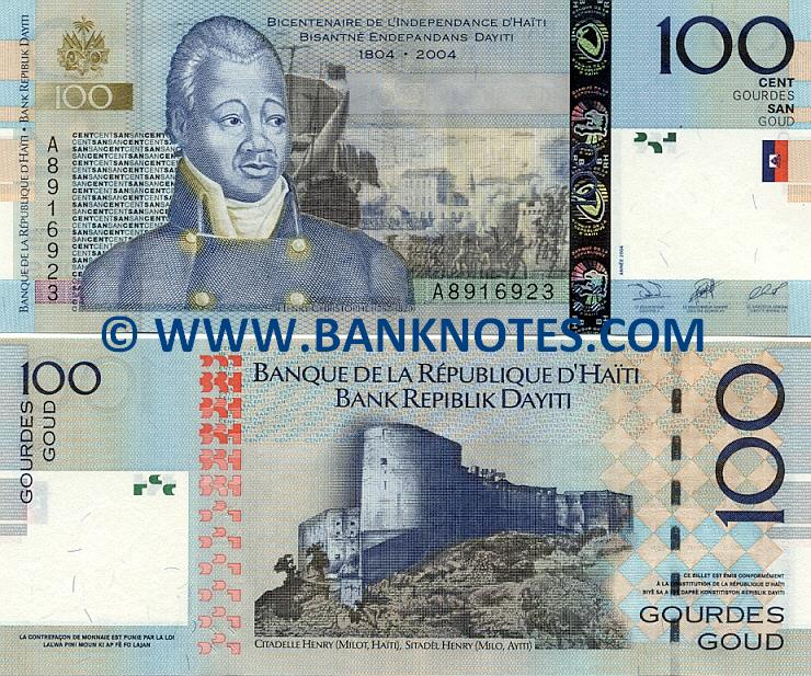 Haiti 100 Gourdes 2004 (A89169xx) UNC