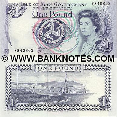 Isle of Man 1 Pound (1991) (Y3013xx) UNC