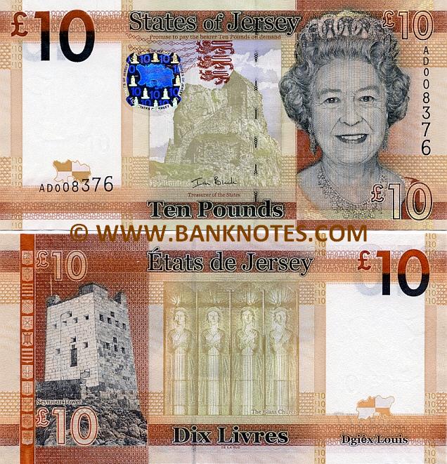 Jersey 10 Pounds (2010) (AD008374) UNC