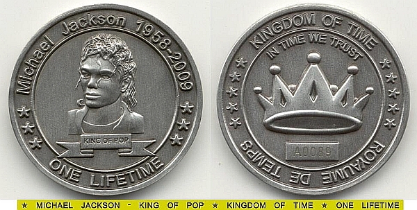 Kingdom of Time: Coin: One Lifetime 2009 (# A0003) UNC