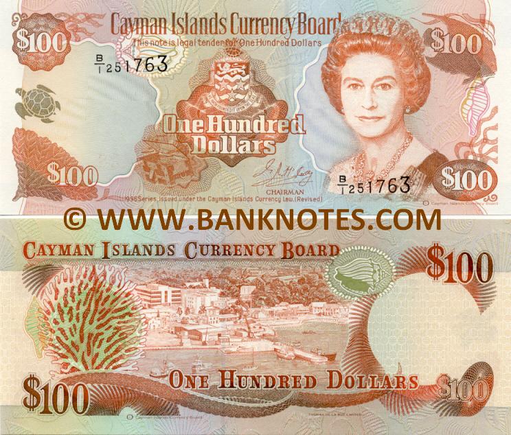 Cayman Islands 100 Dollars 1996 (B/I 251762) UNC