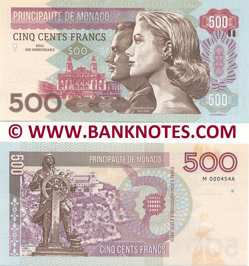 Monaco 500 Francs 2016