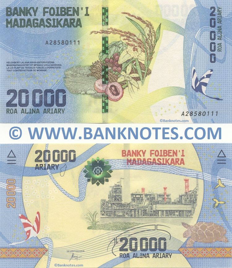 Madagascar 20000 Ariary (2017) (A28580113) UNC