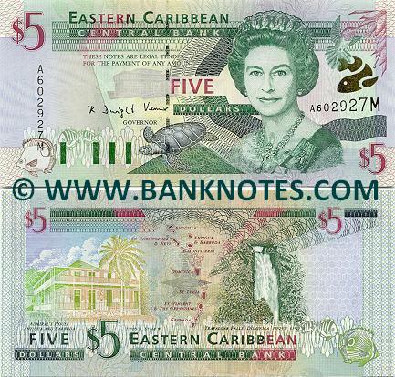 Montserrat 5 Dollars (2000) (A8628xxM) UNC