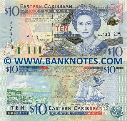 Montserrat 10 Dollars (2000) (A6258xxM) UNC