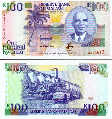 Malawi 100 Kwacha 1993 (AB412611) UNC