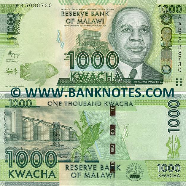 Malawi 1000 Kwacha 1.1.2012 (AB508873x) UNC