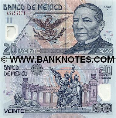 Mexico 20 Pesos 2006 (Y/P18477xx) polymer UNC