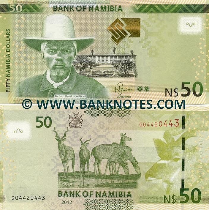 Namibia 50 Dollars 2012 (G044204xx) UNC