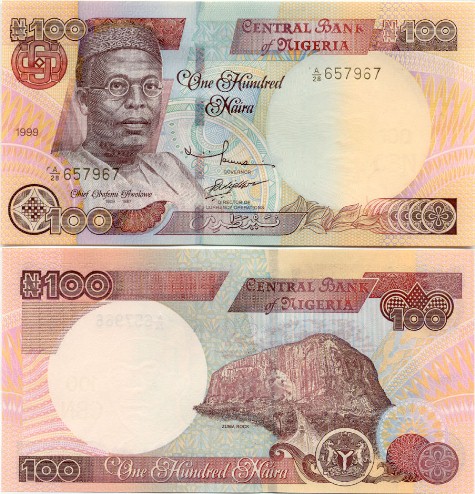 Nigeria 100 Naira 2001