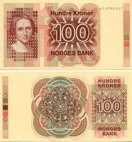 Norway 100 Kroner 1977 (AL0386433) UNC