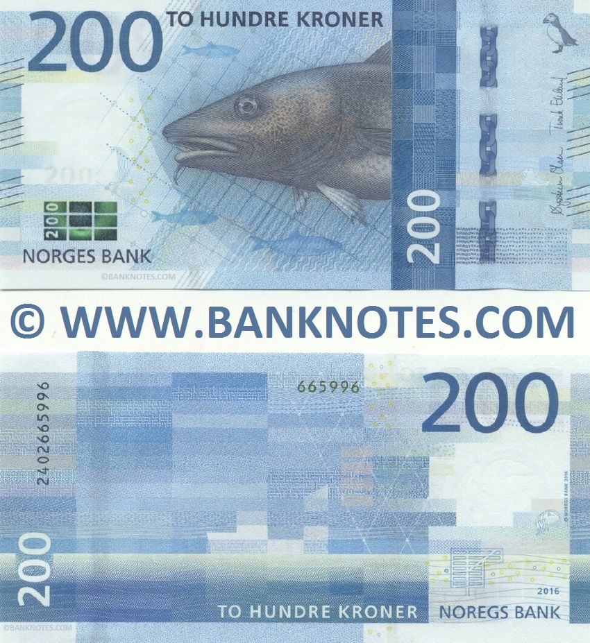 Norway 200 Kroner 2016 (2402665996) UNC