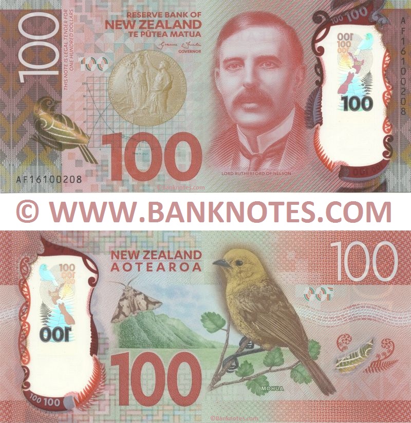 New Zealand 100 Dollars 2016 (AF16100208) Polymer UNC