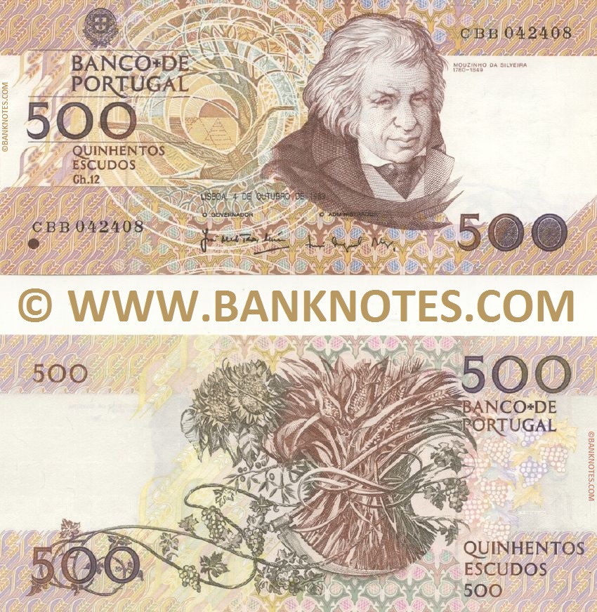 Portugal 500 Escudos 13.2.1992 (Sig: Moreira & Reis) (CFL 263358) UNC-