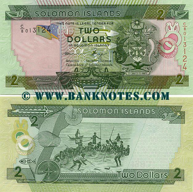 Solomon Islands 2 Dollars (2011) (C/8 0131xx) UNC
