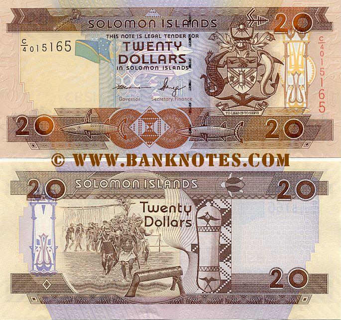 Solomon Islands 20 Dollars (2011) (C/4 015165) UNC