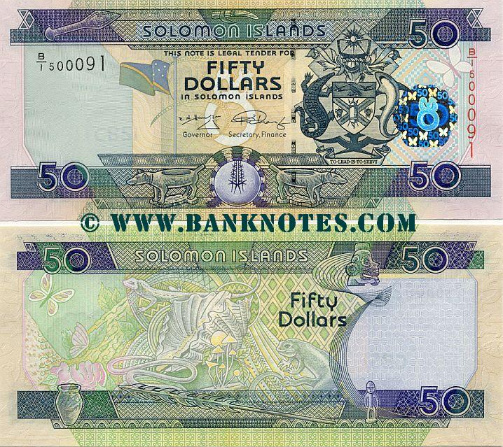 Solomon Islands 50 Dollars (2009) (B/1 500091) UNC