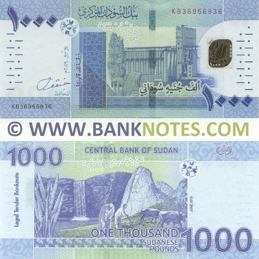 Sudan 1000 Pounds June 2019