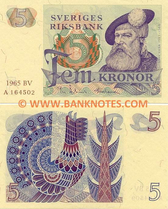 Sweden 5 Kronor 1973 (CY/O851771) UNC