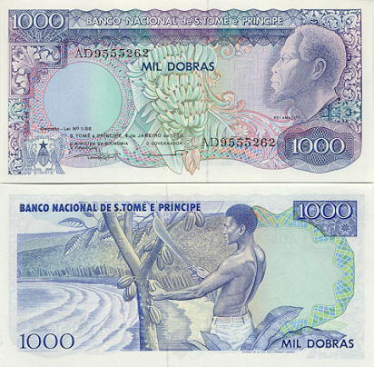 São Tomé e Príncipe 1000 Dobras 1989 (AD9718641) UNC