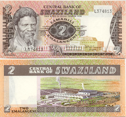 Swaziland 2 Emalangeni (1984) (L372935) UNC