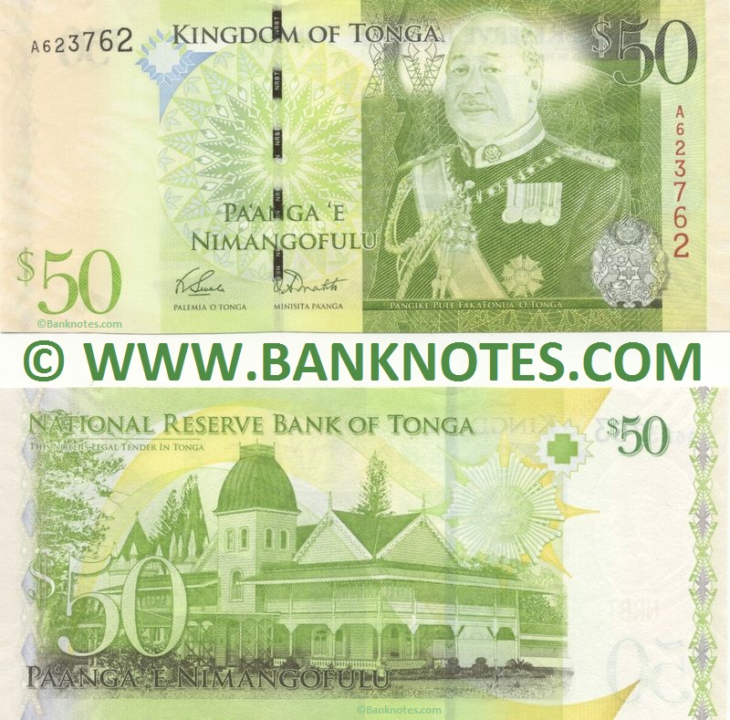 Tonga 50 Pa'anga (2009) (A623762) UNC