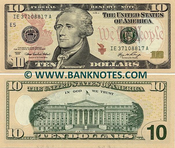 United States of America 10 Dollars 2006 (L12) (IL63054080B) UNC