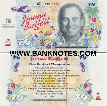 USA: Naples BNC 79 Degrees 2002 (Jimmy Buffett Commemorative) (JBN1471N) UNC