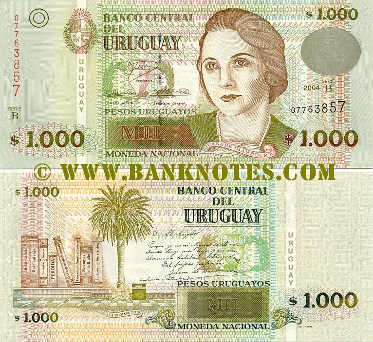 Uruguay 1000 Pesos Uruguayos 2004 (B-07763857) UNC