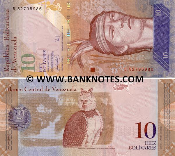 Venezuela 10 Bolivares 20.3.2007 (B8279597x) UNC