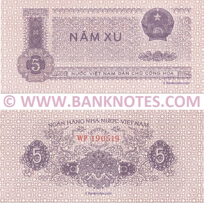 Viet-Nam 5 Xu 1975 (WP 190519) UNC