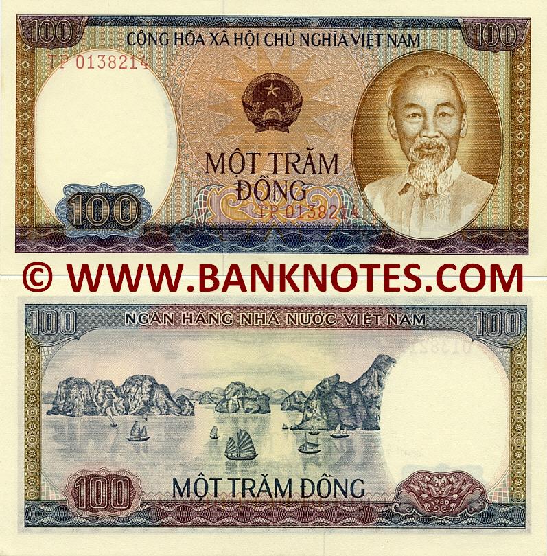 Viet-Nam 100 Dong 1980 (Large # VJ0424722) UNC