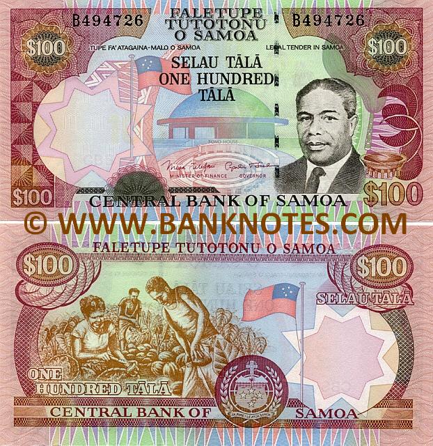 Samoa 100 Tala (2006) (B494725) UNC