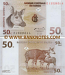 Congo D.R. 50 Centimes 1997 (E13528xxA) UNC
