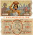 French Indochina 1 Dollar 1939 National Lottery Ticket (369597) VF+