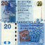 Hong Kong 20 Dollars 1.1.2010 (AH5806xx) UNC
