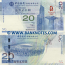 Hong Kong 20 Dollars 1.1.2008 (BJ570471) (no folder) UNC