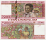 Madagascar 25000 Francs (1998) "B" series