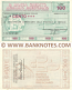 Italy Mini-Cheque 100 Lire 12.9.1977 (La Banca Credito Agrario Bresciano) (106419764) (circulated) F-VF
