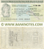 Italy Mini-Cheque 100 Lire 24.9.1976 (La Banca Provinciale Lombarda) (912939015) (circulated) F-VF