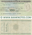 Italy Mini-Cheque 100 Lire 3.11.1977 (La Banca S.Paolo-Brescia) (105335712) (circulated) F