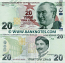 Turkey 20 Lira 2009 (A110/398637) UNC