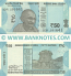 India 50 Rupees 2019 "L" (3DR/2916xx) UNC