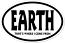 International oval bumper sticker "EARTH"