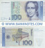 Germany 100 Deutsche Mark 1 Okt. 1993 (DN2132045Y3) (circulated) XF