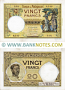 Madagascar 20 Francs (1953) (N.926/0,109) AU-UNC