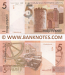 Belarus 5 Rublëu 2009 (2016) (AH900021x) UNC