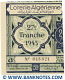 Algeria lottery half-ticket 130 Francs 1945. Serial # 048824 UNC