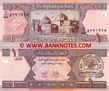 Afghanistan 1 Afghani SH 1381 (2002) (2/YAy 54919xx) UNC