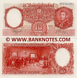 Argentina 10 Pesos (1954-63) (09.056.551G) UNC